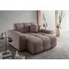 XXL-Sessel Bosco, Taupe B: 181 cm - Taupe/Schwarz, MODERN, Textil (181/87/155cm) - Livetastic