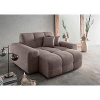 XXL-Sessel Bosco, Taupe B: 181 cm - Taupe/Schwarz, MODERN, Textil (181/87/155cm) - Livetastic