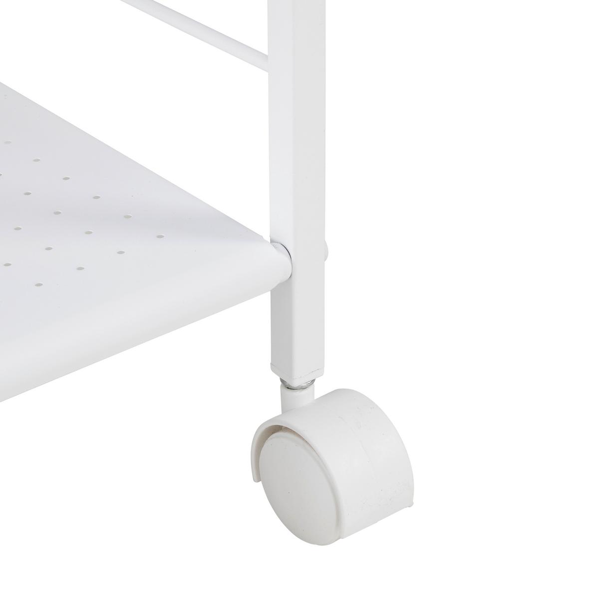 UNIVERZÁLNY VOZÍK LUAN II -BASED/SB- - biela, Modern, kov/plast (42,5/81/29cm) - Based