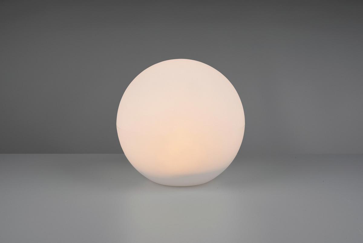 SOLARLEUCHTE 1flg., 3000K, warmweiß, - Weiß, Design, Kunststoff (30/28,2cm)