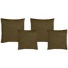 Zierkissenset Vouge Beige, 4 Stück, B: 42 Cm - Grün, KONVENTIONELL, Textil (42/53/42/53cm) - Livetastic