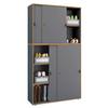 Schuhschrank Salia Anthrazit/Honigeiche B: 100 cm - Honigeiche/Anthrazit, Design, Holzwerkstoff (100/183/37cm) - MID.YOU