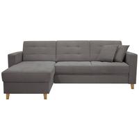 Rohová sedačka BJORN, obojstranná, sivohnedá ženilka - prírodná farba/taupe, Design, drevo/textil (160/231cm) - Luca Bessoni