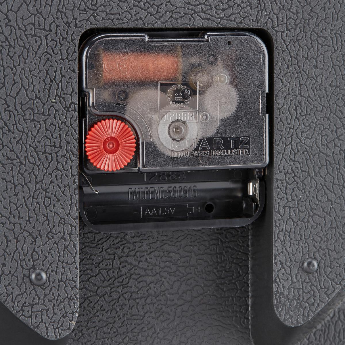 Falióra Alexa - fekete/ezüstszínű, Basics, műanyag/üveg (25,3/30,2/4cm) - Ondega