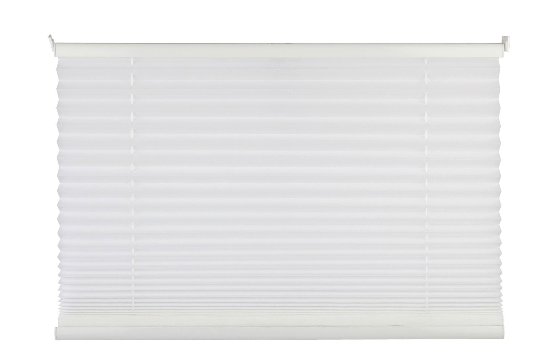 Plissee Free Weiß B: 100 cm - Weiß, Basics, Textil (100/130cm) - Homeware