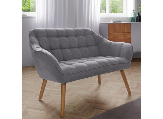 Pohovka Monique - světle šedá, Moderní, dřevo/textil (127/76/74,5cm) - Mömax modern living Pohovka Monique - světle šedá, Moderní, dřevo/textil (127/76/74,5cm) - Mömax modern living