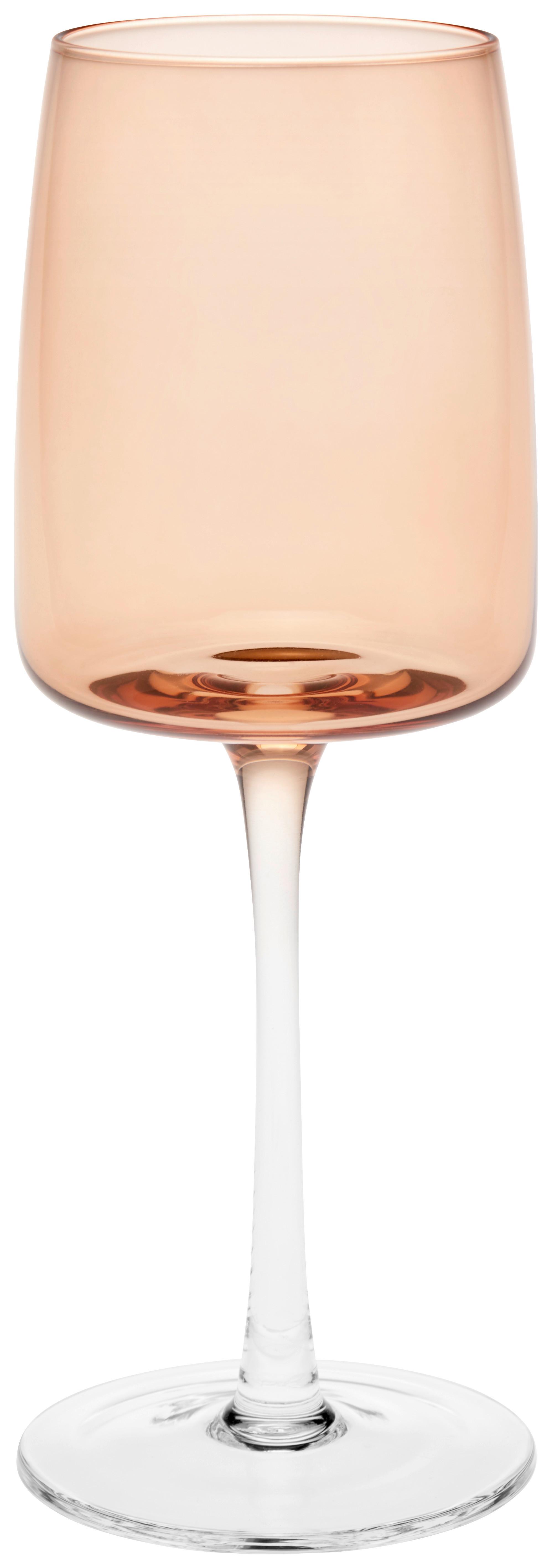 Rotweinglas Atlanta - Klar/Kupferfarben, MODERN, Glas (8/23cm) - James Wood