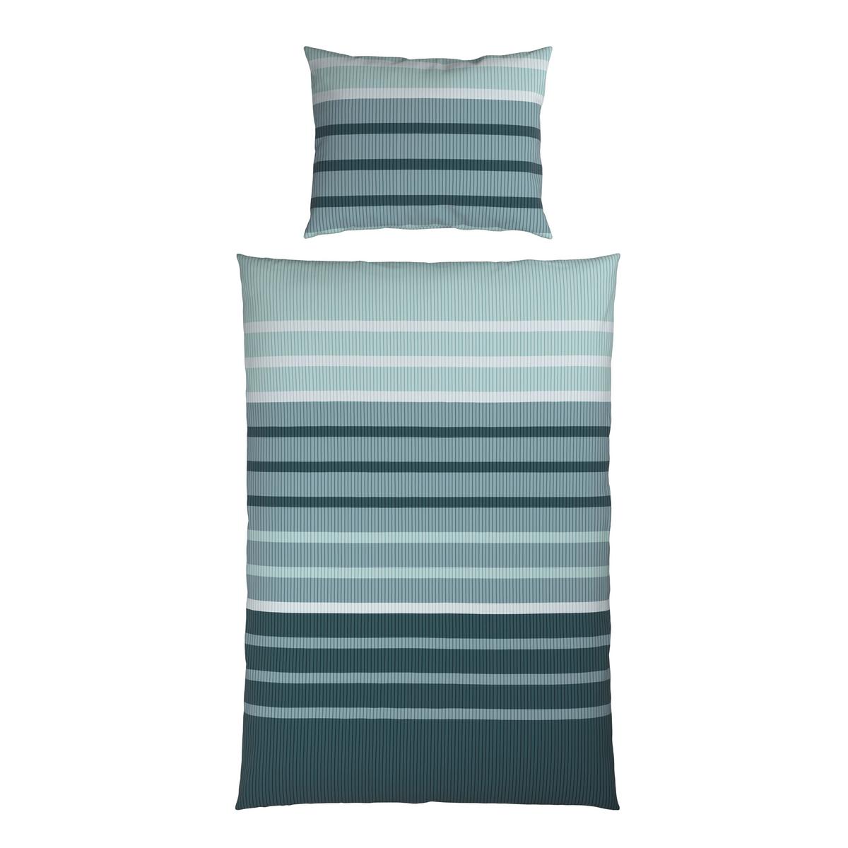 POVLEČENÍ STREIF - modrá/černá, Konvenční, textil (140/200cm) - Mömax