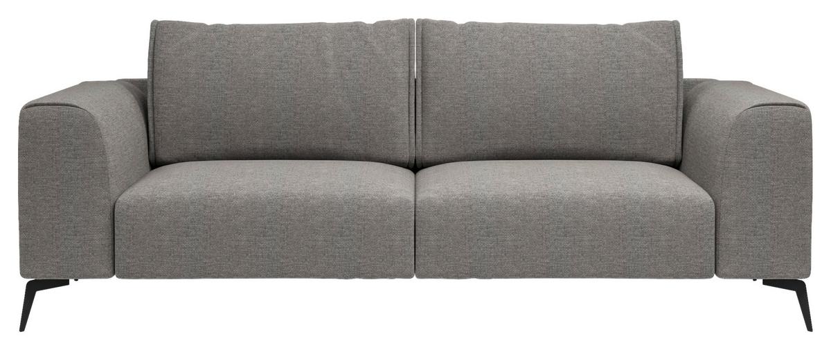 Trojmiestna pohovka SEUL, tmavosivá - čierna/tmavosivá, Design, kov/drevo (246/87/88cm) - MID.YOU