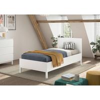 BETT Eva Weiß 90x200cm - Weiß, MODERN, Holz/Holzwerkstoff (90/200cm) - Vipack