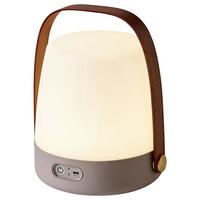 Akku-tischleuchte Kooduu Lupea - Braun, Design (20,3/26,2/20,3cm)