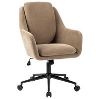Drehstuhl Amalfi Beige B: 58 cm - Beige/Schwarz, MODERN, Kunststoff/Textil (58/91-99/71cm) - MID.YOU