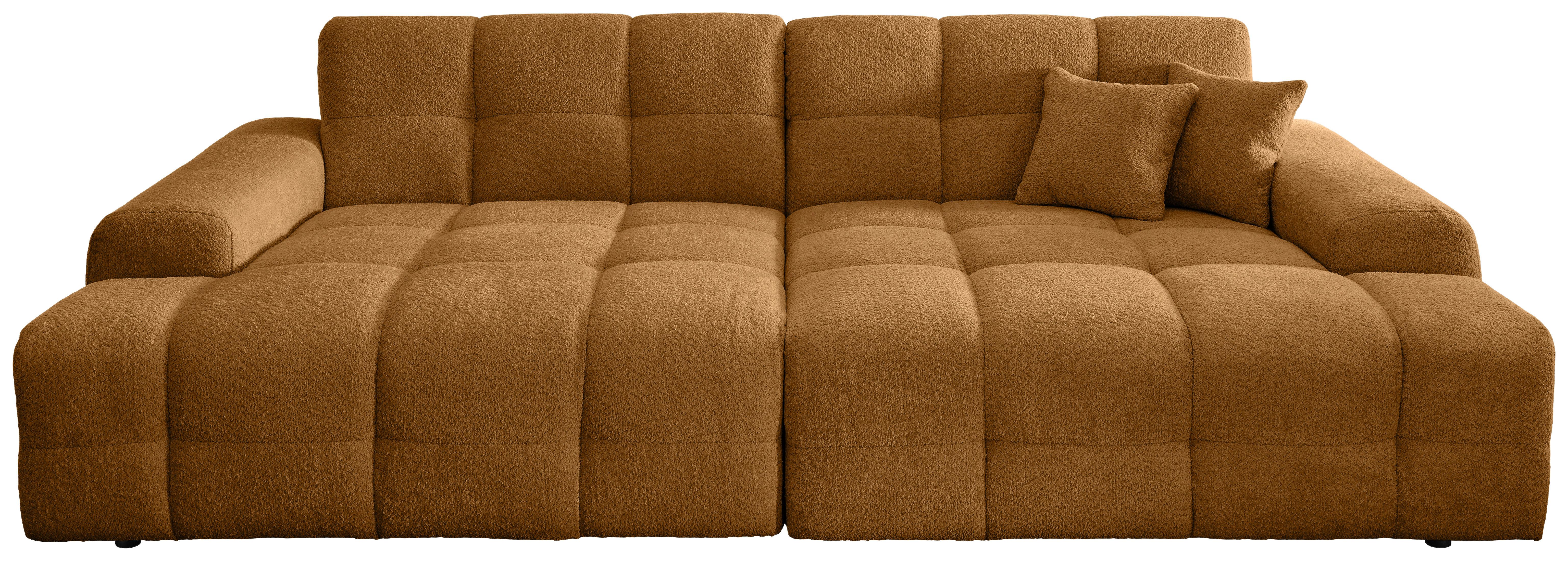 Bigsofa Bosco, Goldfarben B: 304 cm - Goldfarben/Schwarz, MODERN, Textil (304/87/155cm) - Livetastic