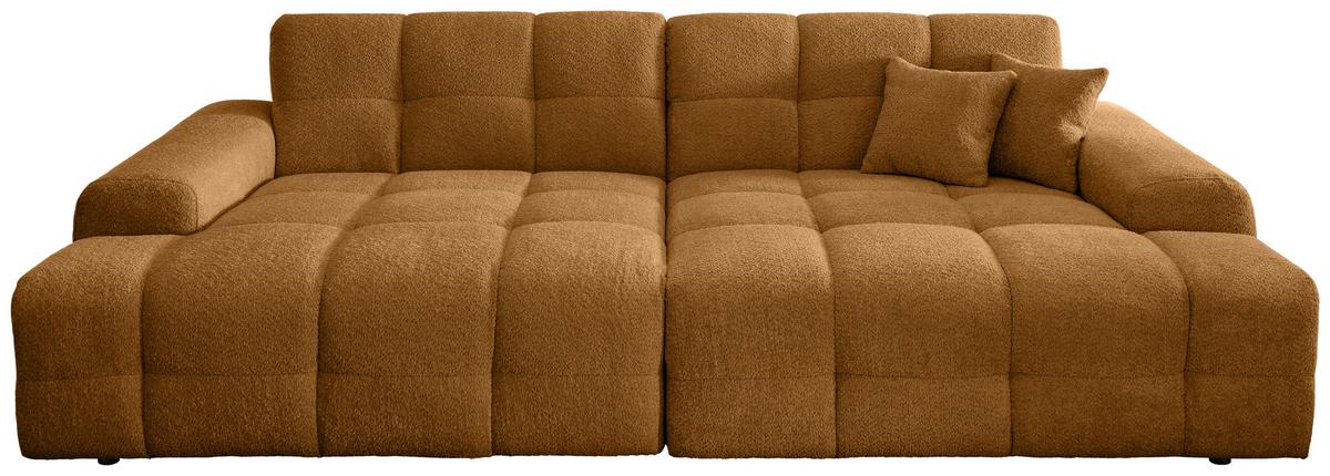 Bigsofa Bosco, Goldfarben B: 304 cm - Goldfarben/Schwarz, MODERN, Textil (304/87/155cm) - Livetastic
