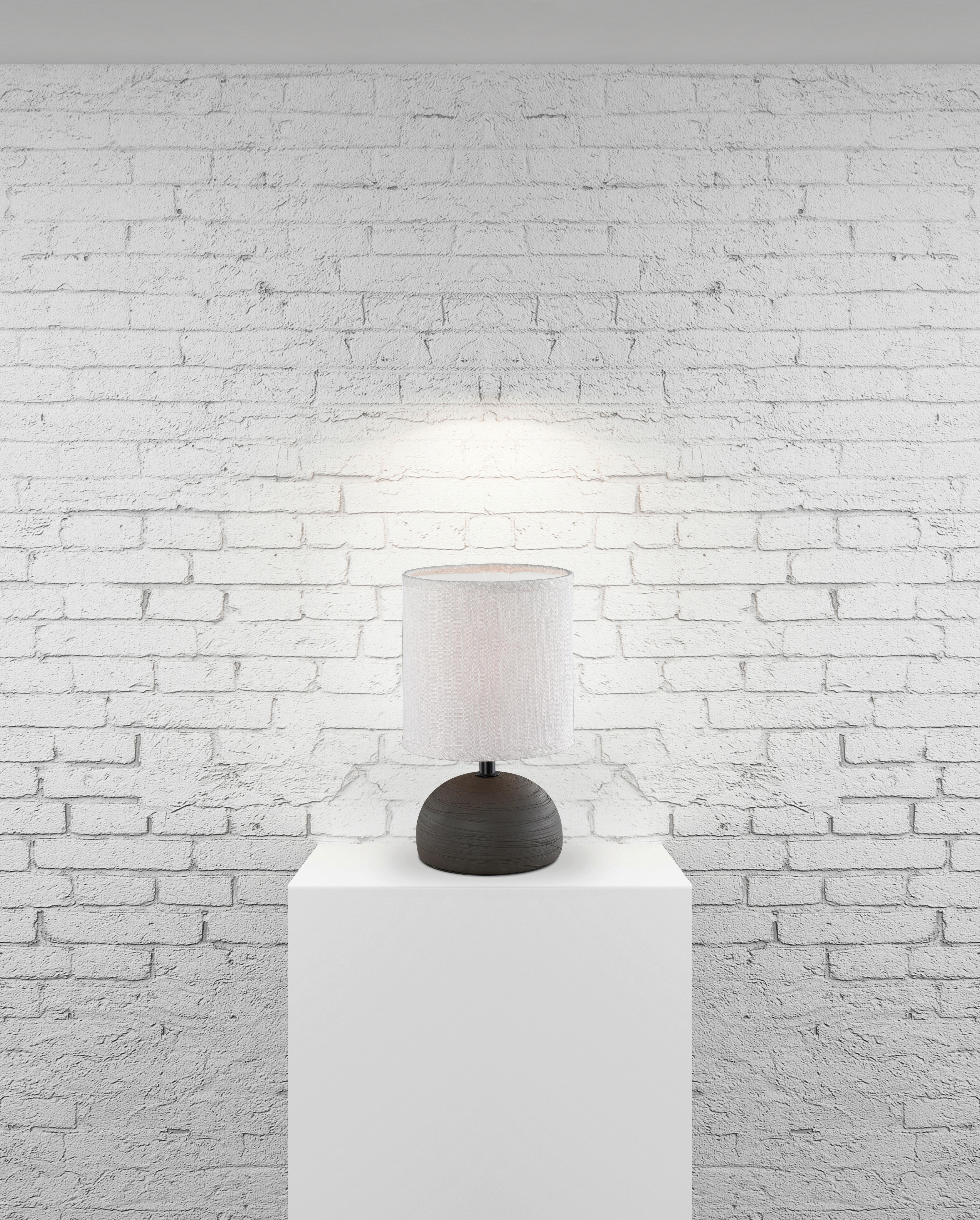 Tischlampe R50351026 Braun R50351026 - Braun, Basics, Keramik/Textil (14/23cm)