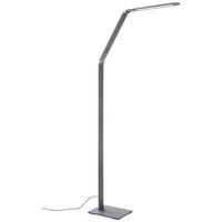 LED-Stehleuchte 45841 Geri - Grau, Design, Kunststoff/Metall (36/17/133cm) - Fischer & Honsel