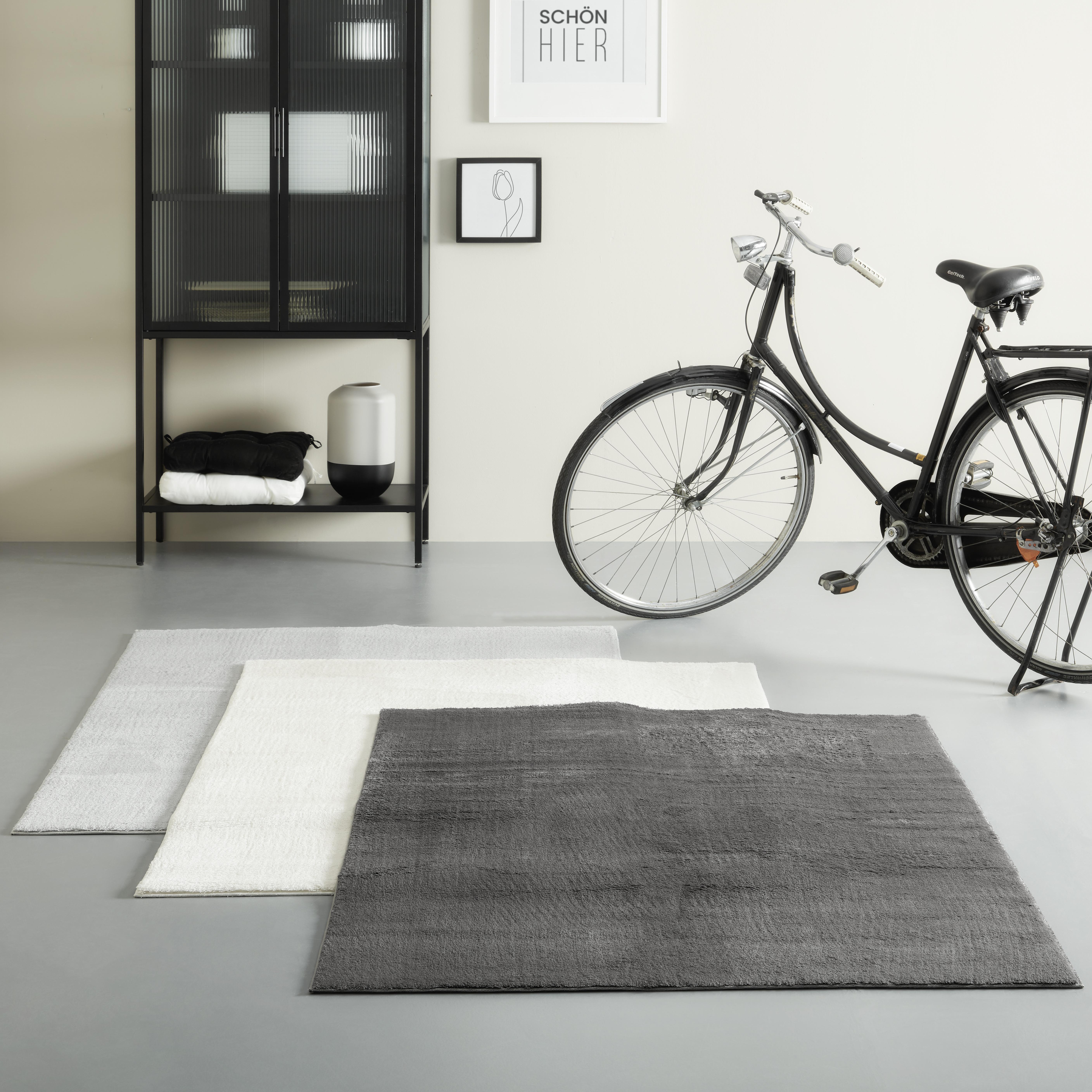 Koberec S Vysokým Vlasom Nemo 3, 120/170cm, Sivá - sivá, Basics, textil (120/170cm) - Modern Living