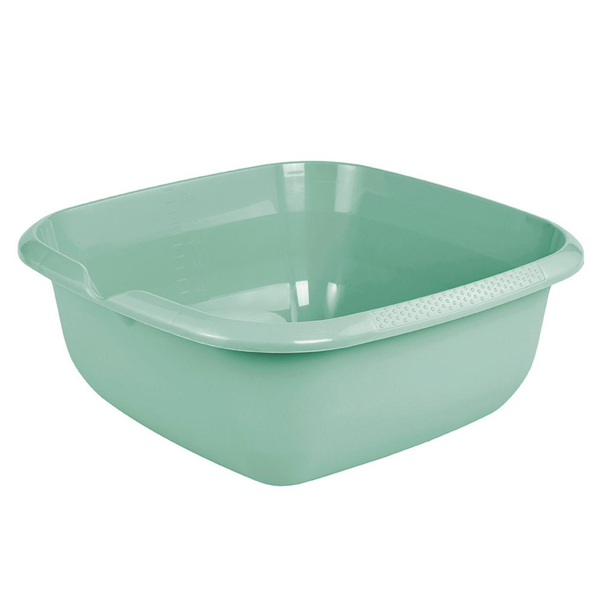 Waschschüssel Björk Mintgrün, 38x38x15 Cm - Mintgrün, KONVENTIONELL, Kunststoff (38/38/15cm)
