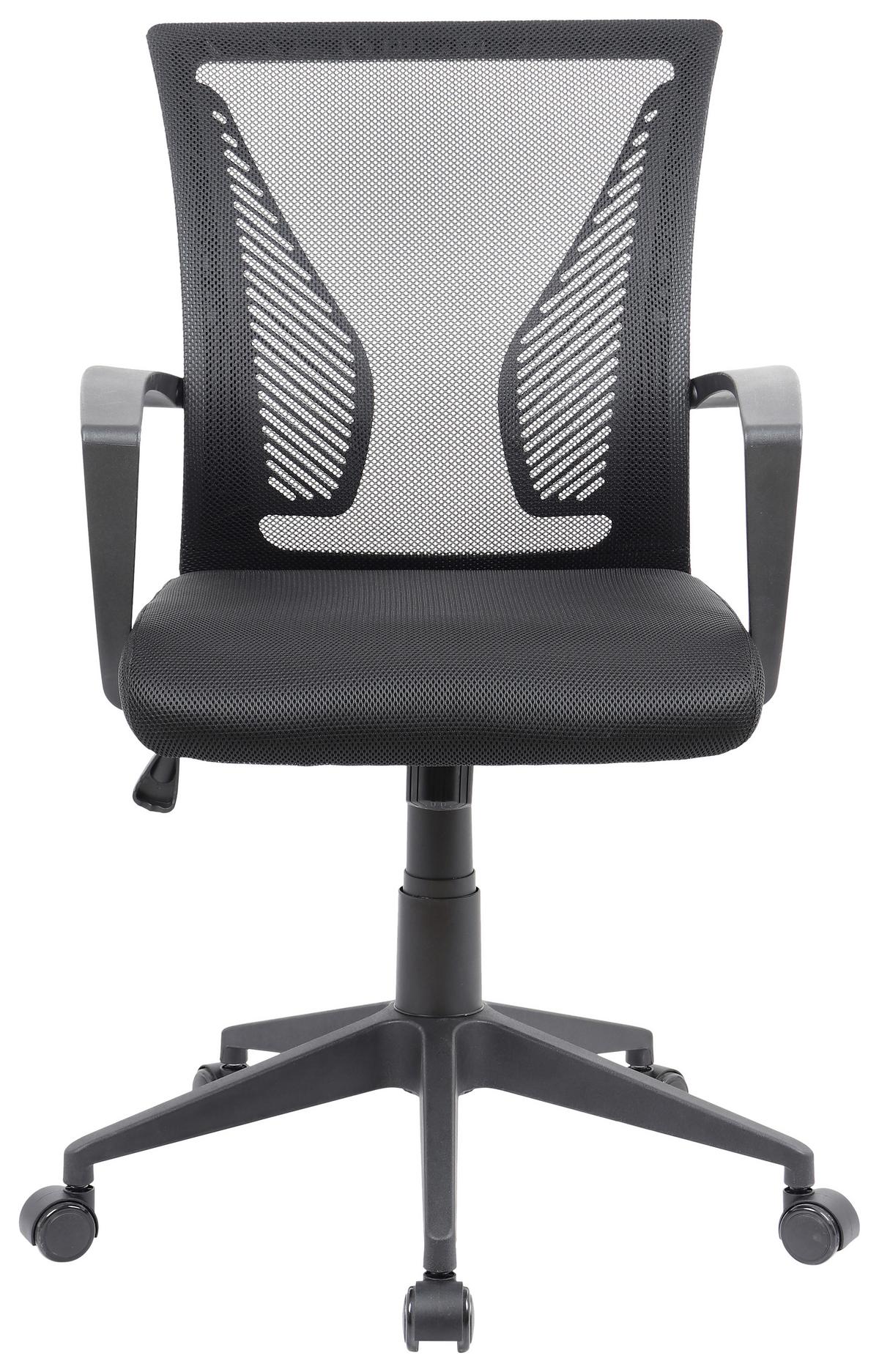 DREHSTUHL OFFILO - Schwarz, KONVENTIONELL, Kunststoff/Metall (48/92/46cm)
