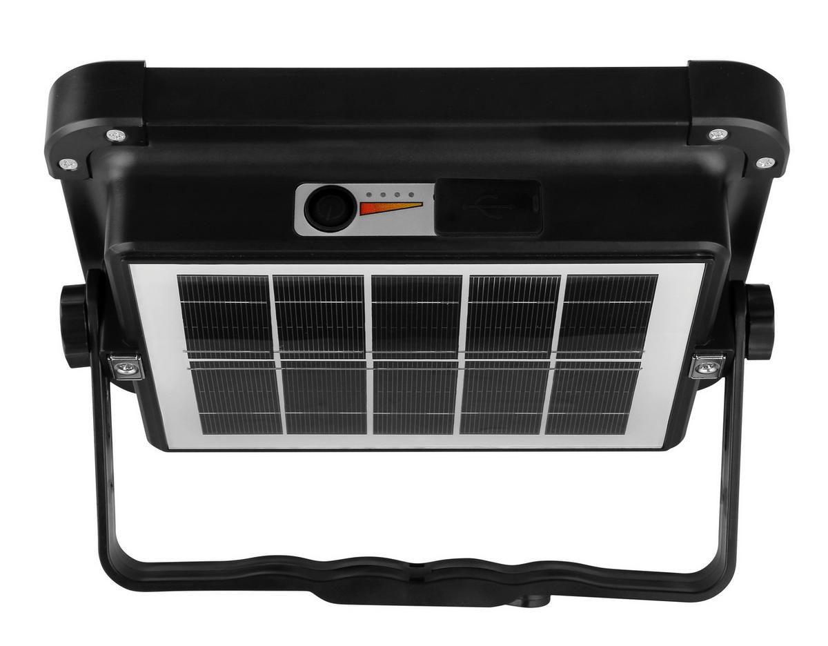 Solarleuchte 36488-30 - Klar/Schwarz, Basics, Glas/Kunststoff (21,5/17,2/5,5cm) - Globo