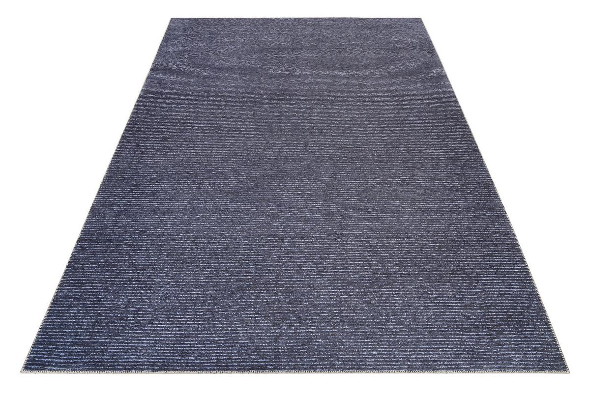 Flachwebteppich Marly Dunkelblau 160x230 Cm - Dunkelblau, KONVENTIONELL, Textil (160/230cm) - Esprit