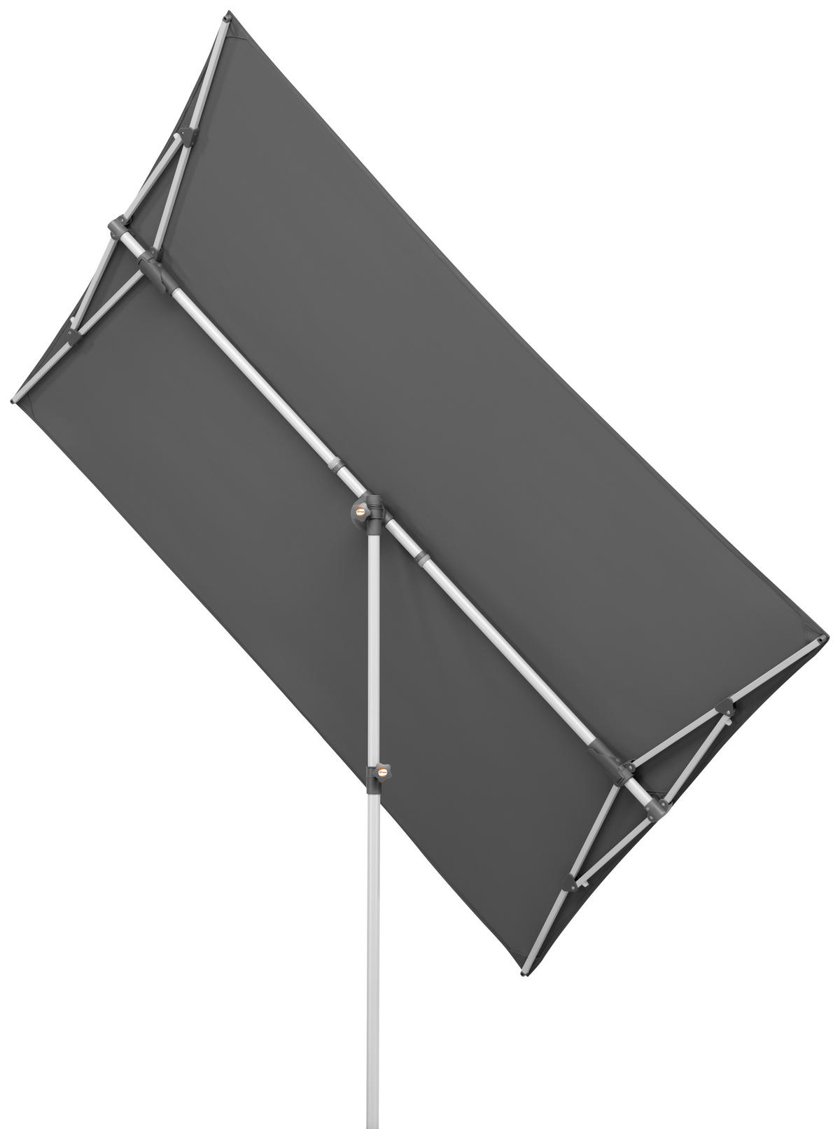 Ampelschirm Novara BxHxT: 190x188x140 cm Anthrazit - Anthrazit, Basics, Textil/Metall (190/188/140cm) - Schneider