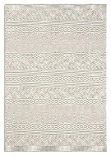 Webteppich Sign - Creme, KONVENTIONELL, Textil (160/230cm)
