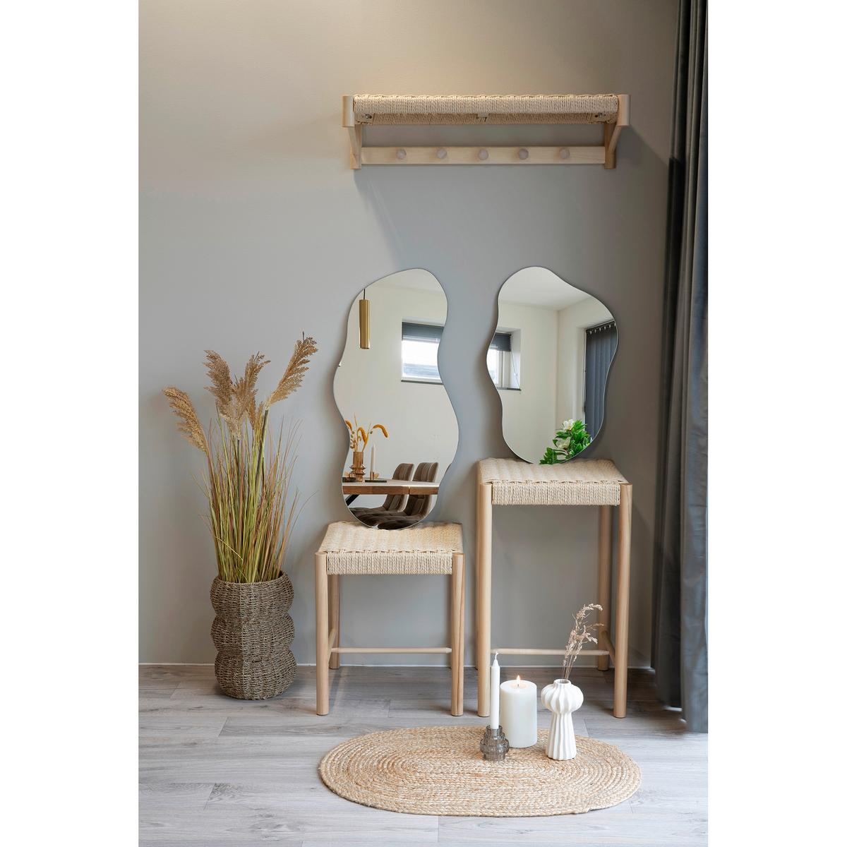 Wandspiegel Palermo Klar B: 40 Cm - Klar, Design, Glas (40/60/0.5cm)