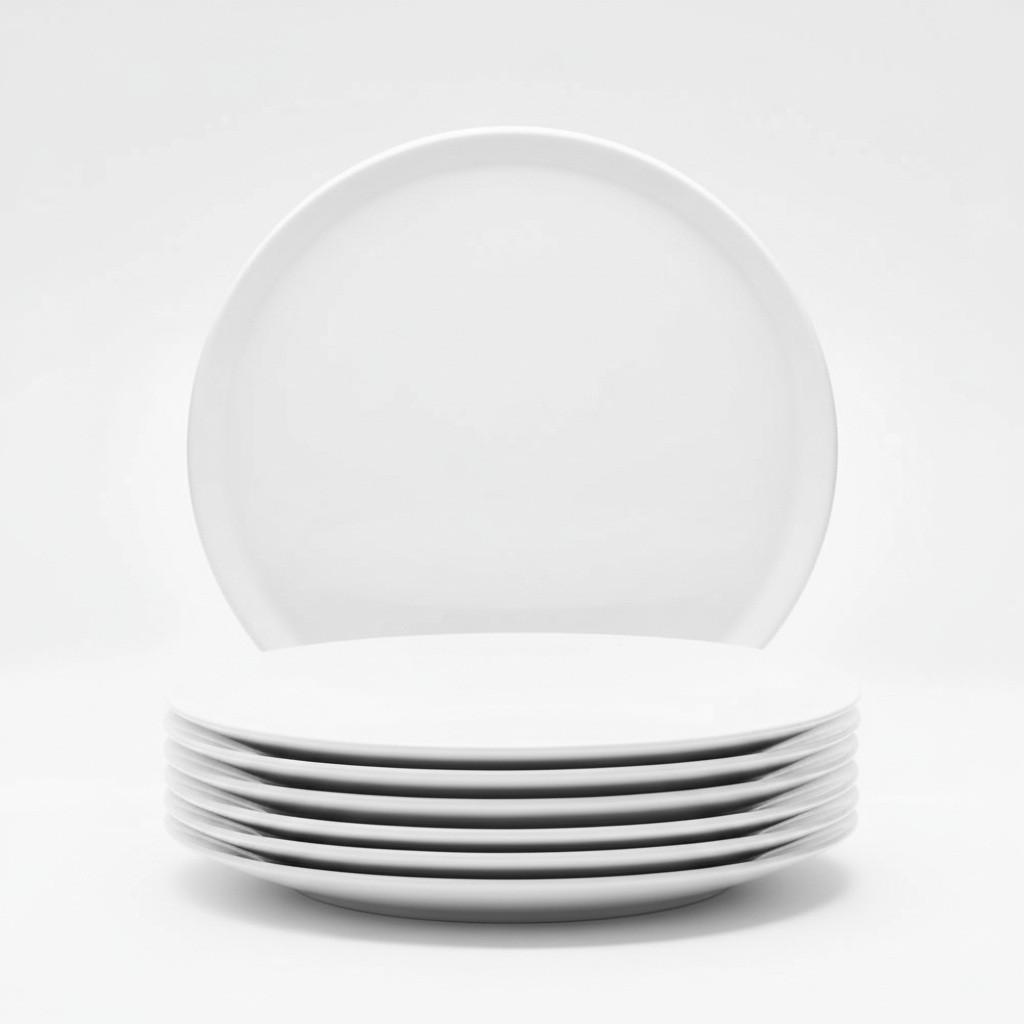 PIZZATELLER Weiß, 6--Teilig. - Weiß, Basics, Keramik (33cm) - Van Well