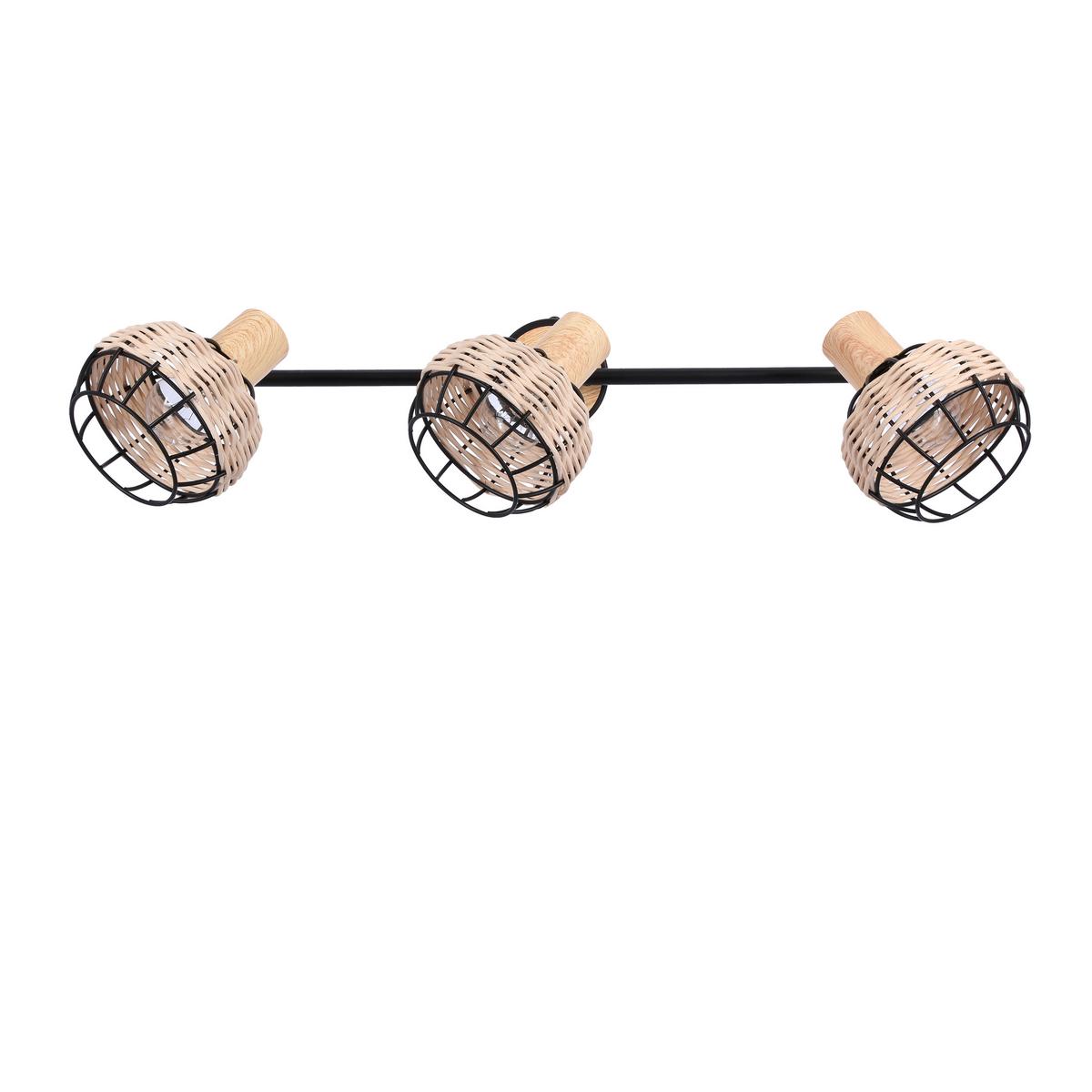 Strahler 93-12227 Tajga - Schwarz, Natur, Holz/Metall (64/12/18cm)