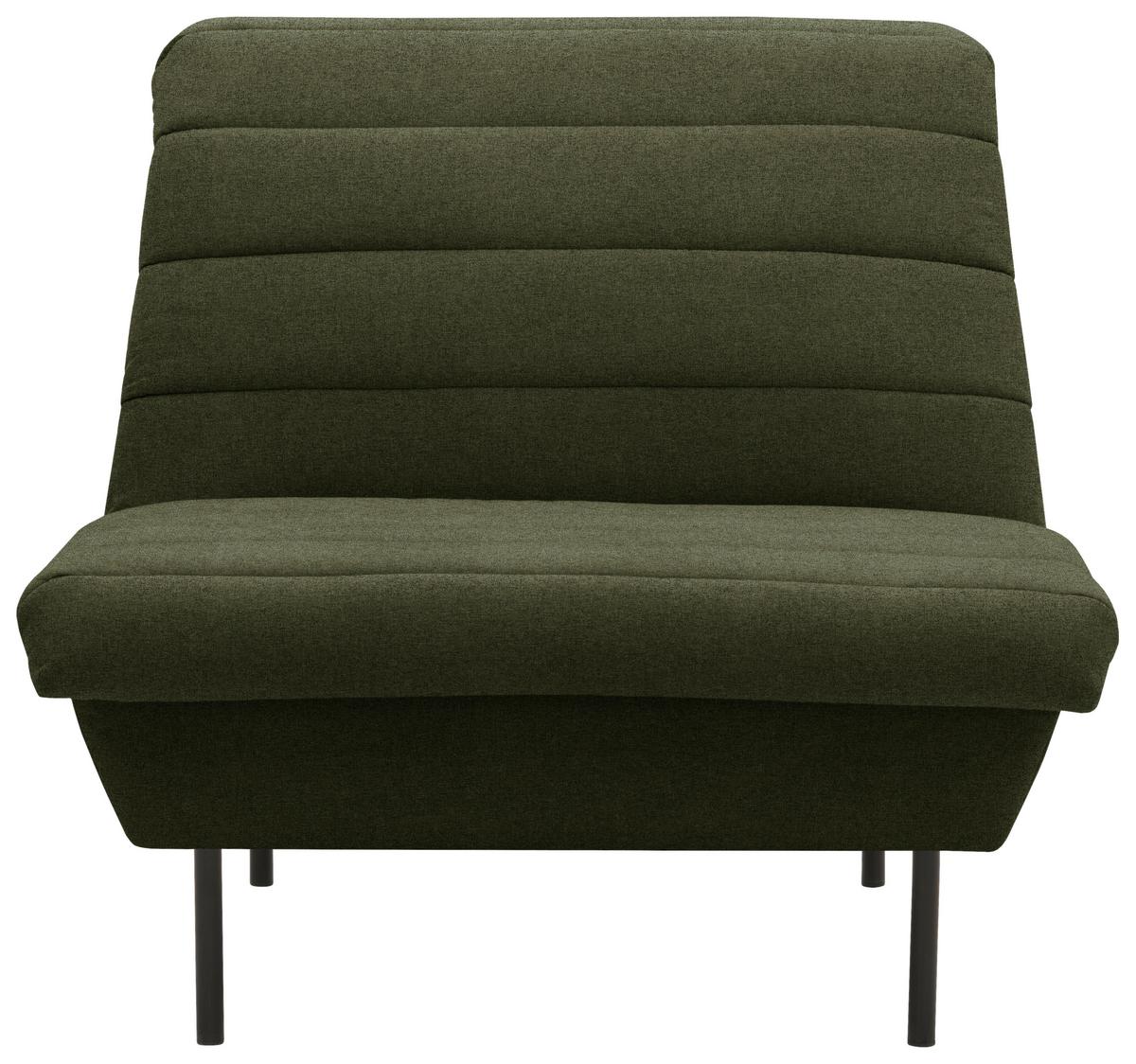 Sessel Looks Ix - Schwarz/Grün, Design, Textil (92/92/103cm) - LOOKS by W.Joop