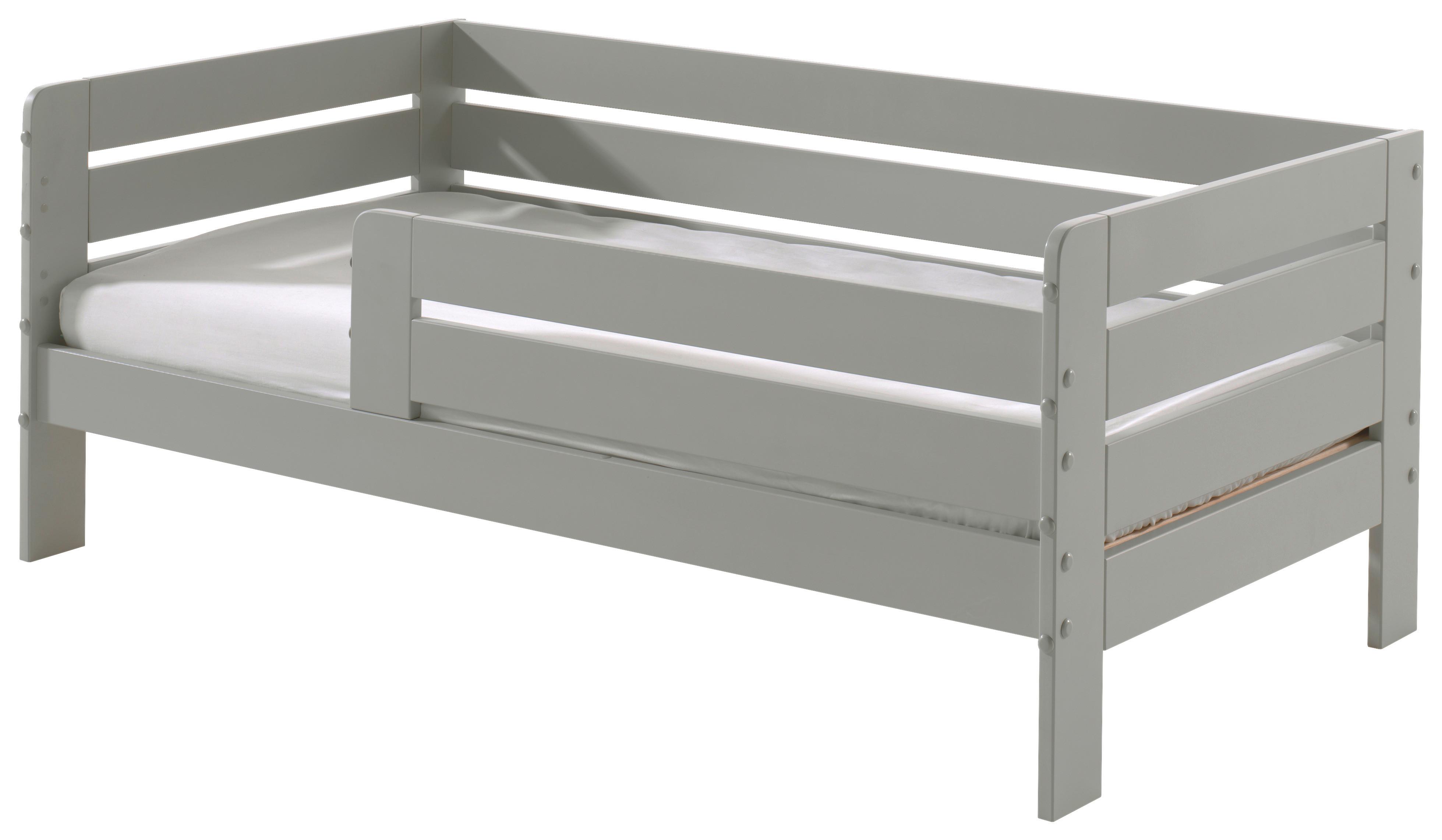 Kinder-/juniorbett Grau Lackiert 70x140 Cm - Naturfarben/Grau, MODERN, Holz/Holzwerkstoff (70/140cm) - MID.YOU