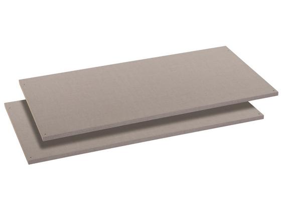 Belső Polc Bert, 2db-os Szett - Szürke, konvencionális, Faalapú anyag (110/50cm) Belső Polc Bert, 2db-os Szett - Szürke, konvencionális, Faalapú anyag (110/50cm)