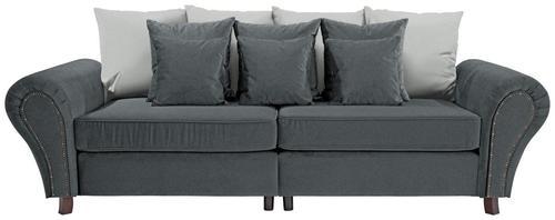 Bigsofa Living - Hellbraun/Wengefarben, ROMANTIK / LANDHAUS, Holz/Textil (265/82-102/108cm) - James Wood
