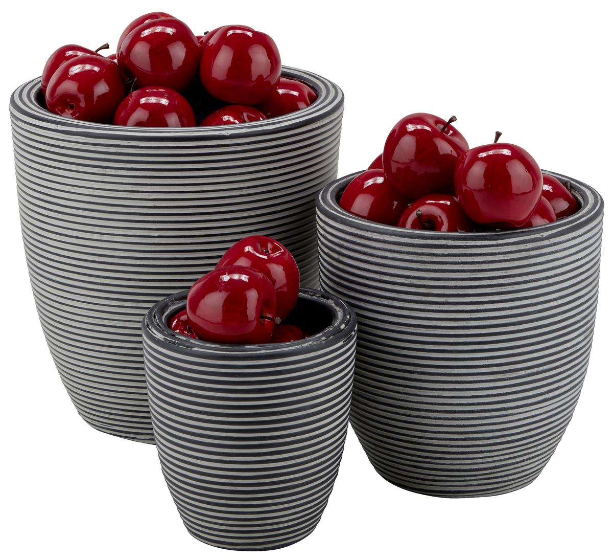 OBAL NA KVETINÁČ MARLENE - čierna, Lifestyle, plast (15/15cm) - Mömax