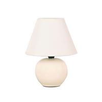 STOLNÍ LAMPA IRMA - černá/krémová, Romantický / Rustikální, textil/plast (18/25cm) - Mömax