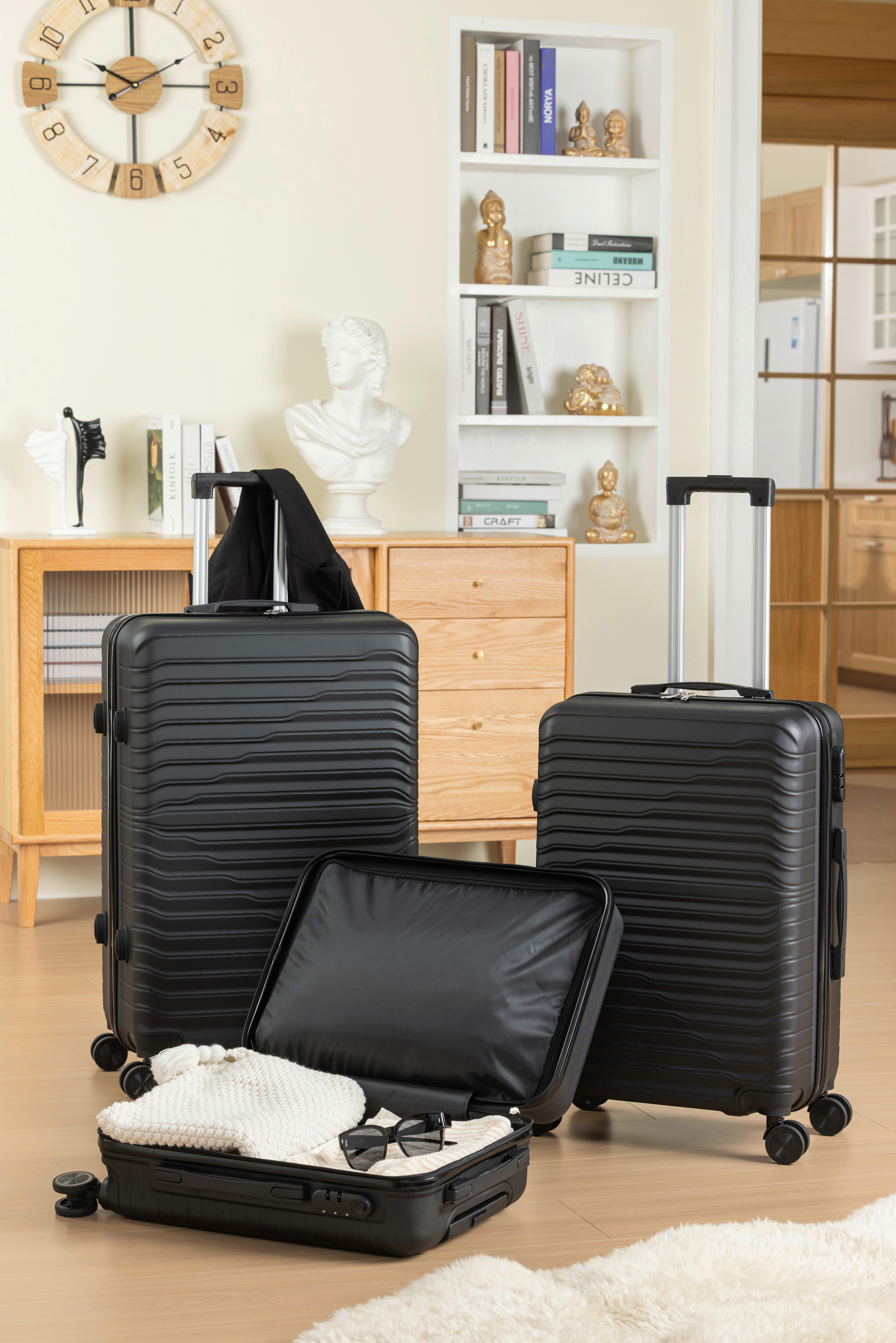 Reisekoffer Set 3--Teilig Florenz 4 Rollen Hartschale