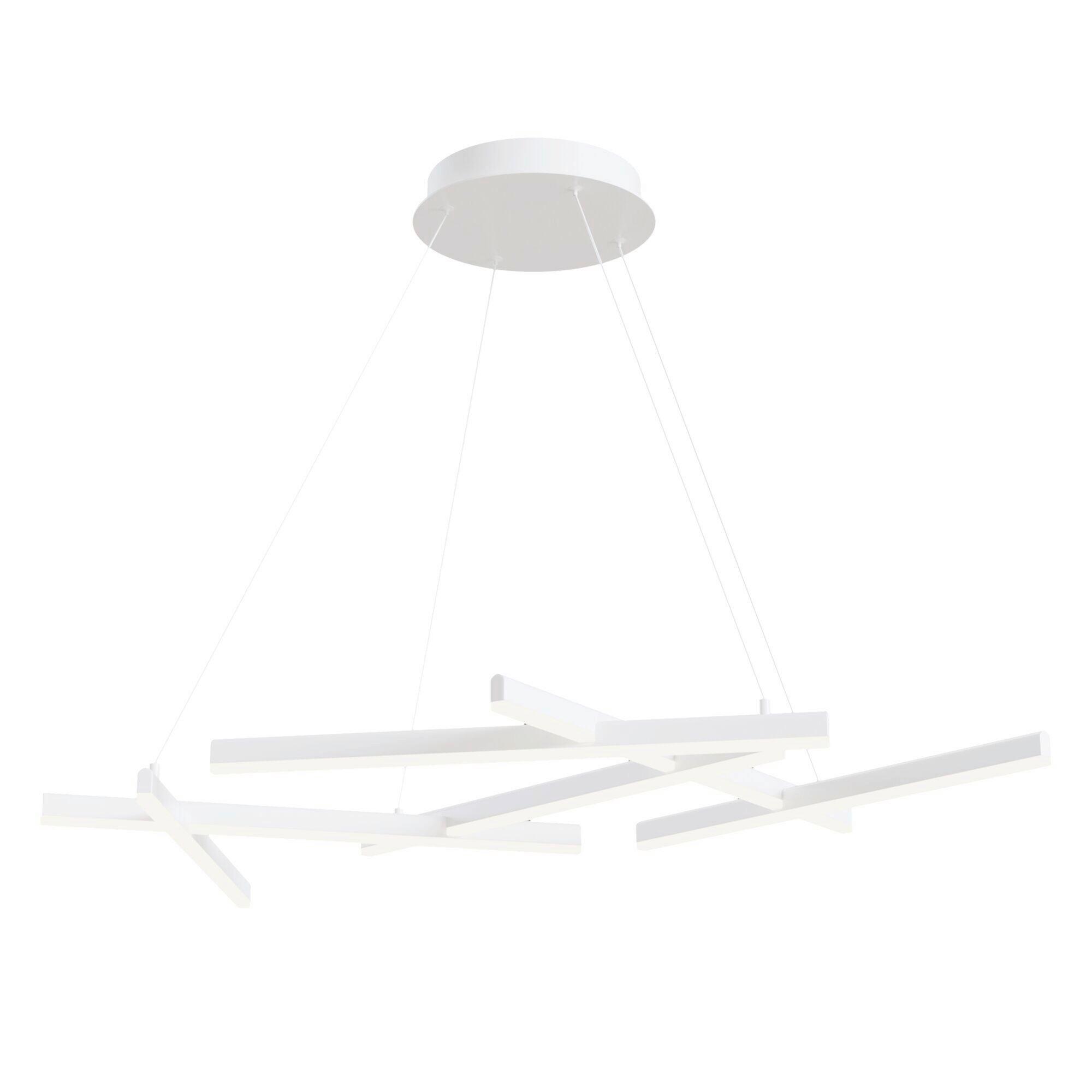 Pendelleuchte Line - Weiß, Trend, Metall (101/66/5,5cm) - MAYTONI