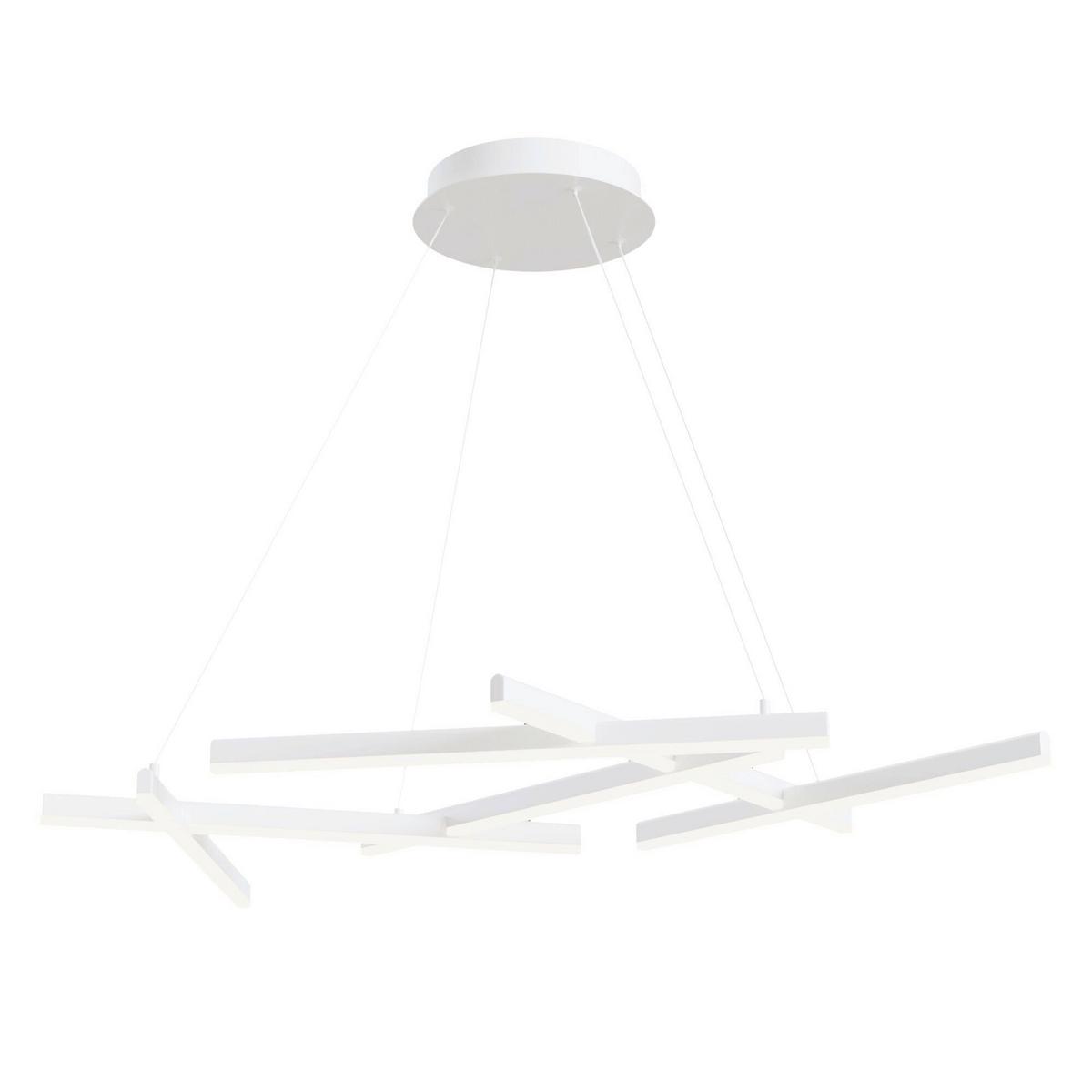 Pendelleuchte Line - Weiß, Trend, Metall (101/66/5,5cm) - MAYTONI