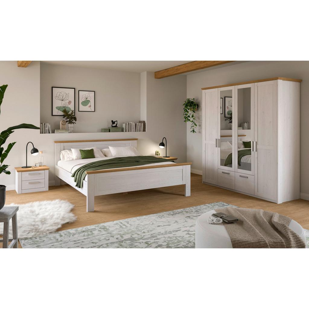 Schlafzimmer Verona Lärchefarben/Eiche D. 4-Teilig