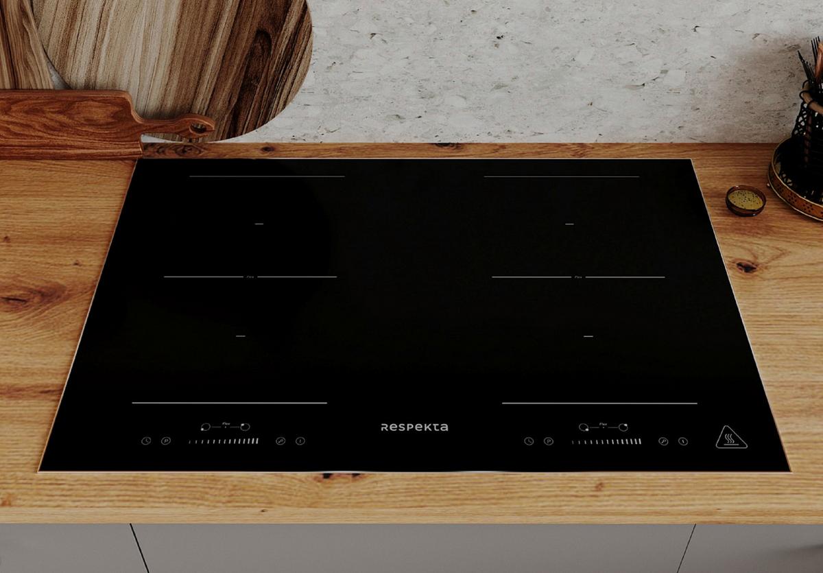 Einbauherd-set B: 59,5 Cm Induktion/ Autark - Schwarz, Trend, Glas/Metall (59,5/59,9/56,5cm) - Respekta