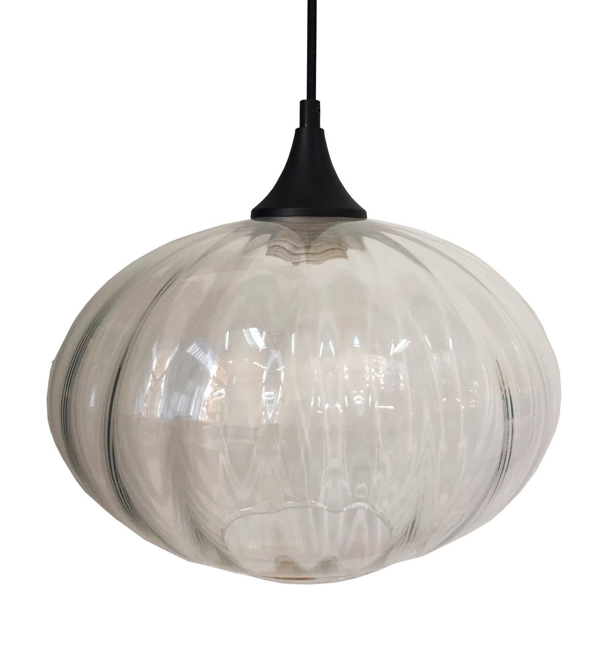 Pendelleuchte 50101277 Exeter - Schwarz, KONVENTIONELL, Glas/Metall (26.5/26.5/90cm)