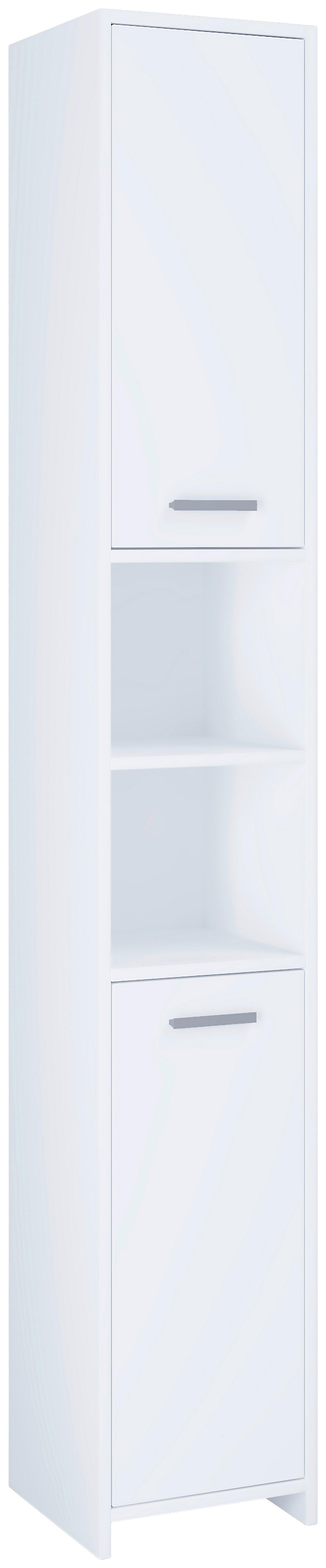 Hochschrank Zalo L B: 30 cm Weiß - Weiß, MODERN, Holzwerkstoff (30/190/30,4cm) - MID.YOU