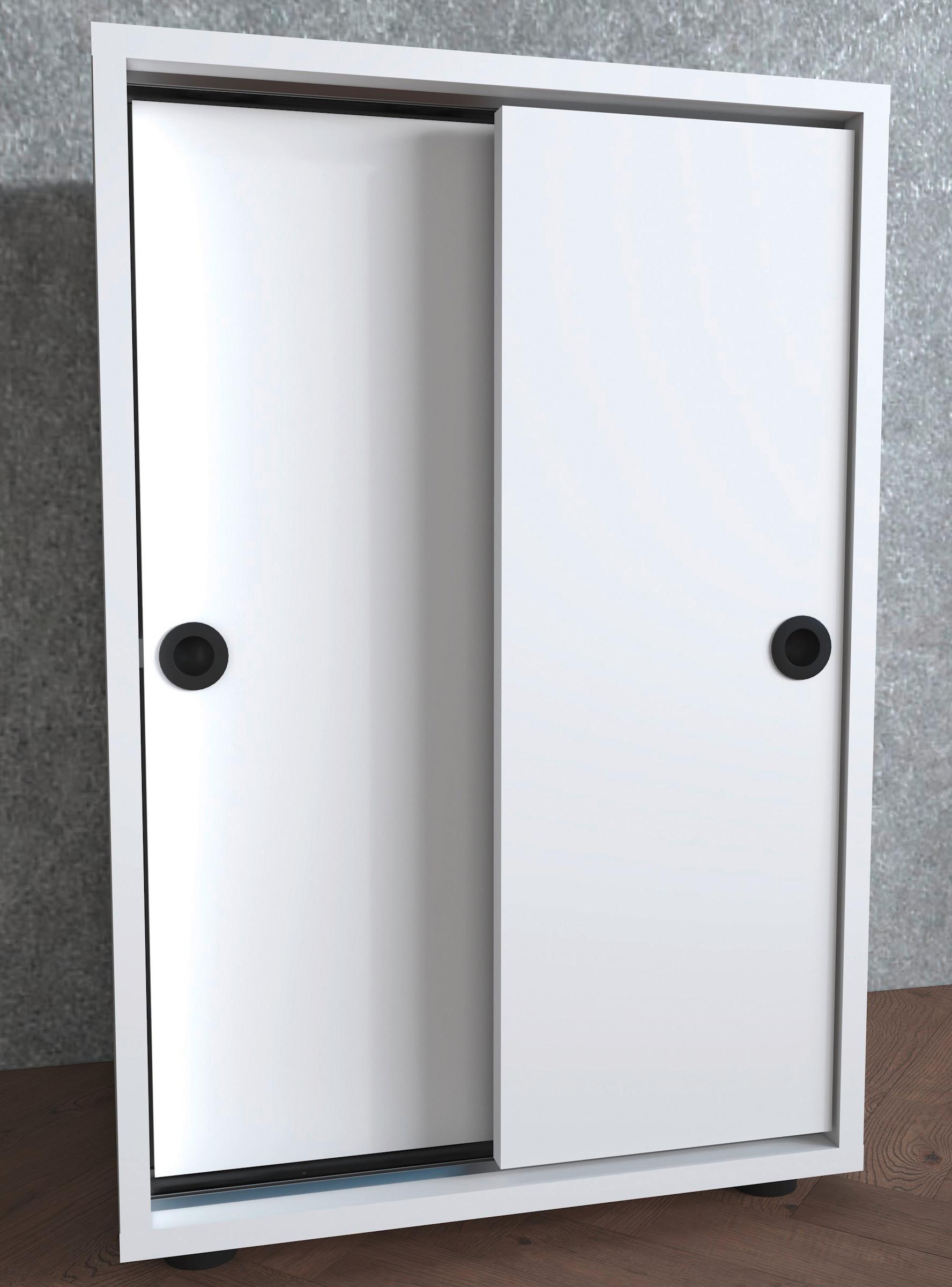 Aktenschrank Ulas Weiß B: 49 cm - Weiß, Design, Holzwerkstoff (49/74/38cm) - MID.YOU