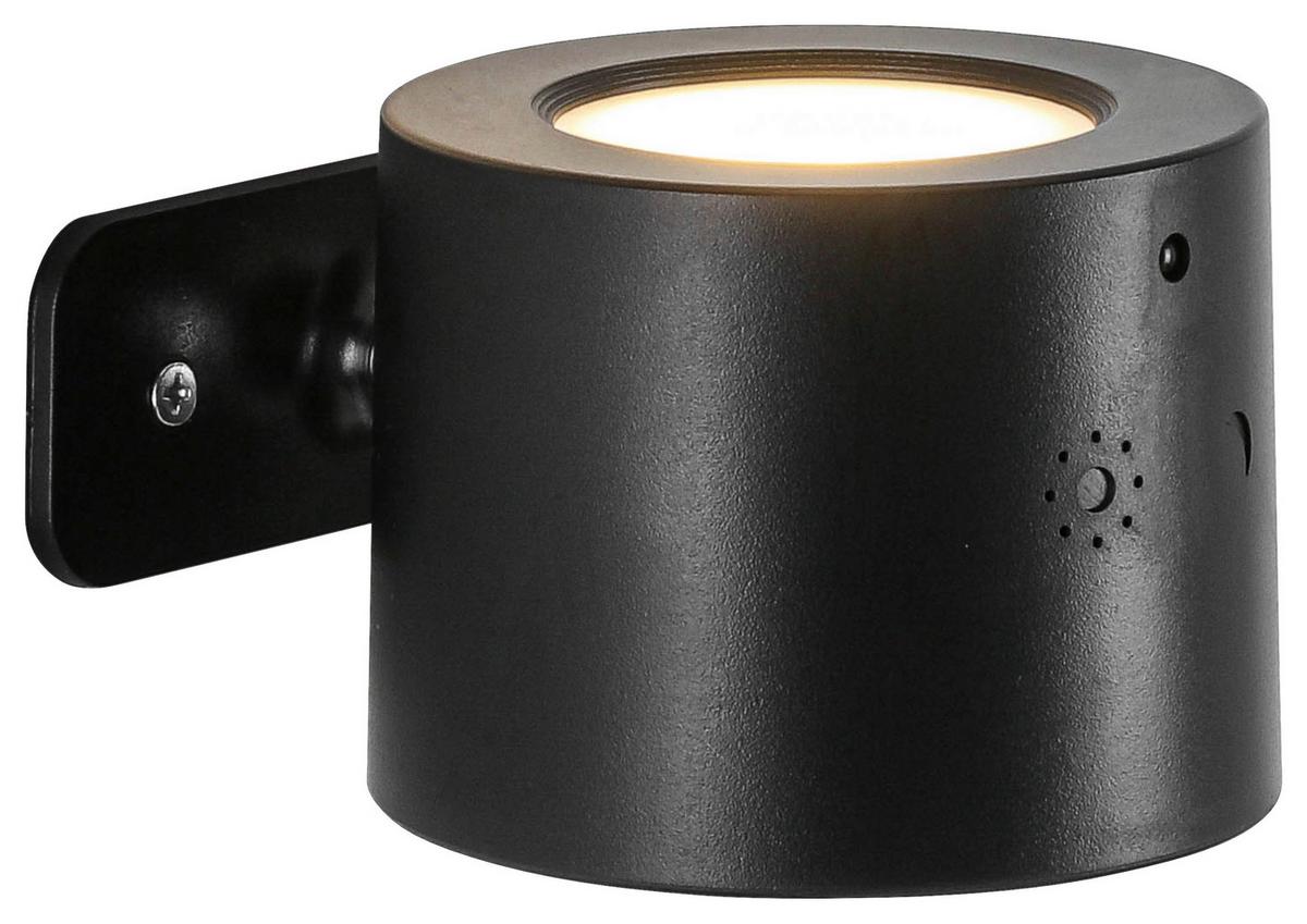 NÁSTĚNNÉ LED SVÍTIDLO RIG1 - černá, Moderní, kov/plast (9,3/7,5/5,2cm) - Mömax