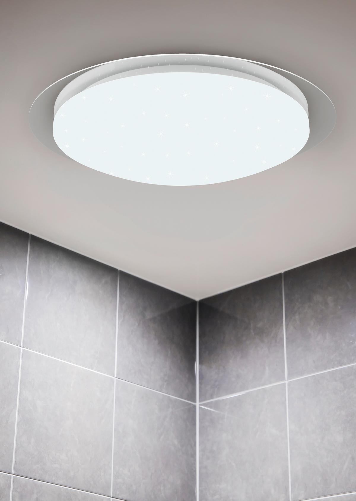 LED-Deckenleuchte Ø 48 cm Mit Farbwechsler und Fernbedienung - Weiß, Basics, Kunststoff (48/10,2cm) - Trio Leuchten