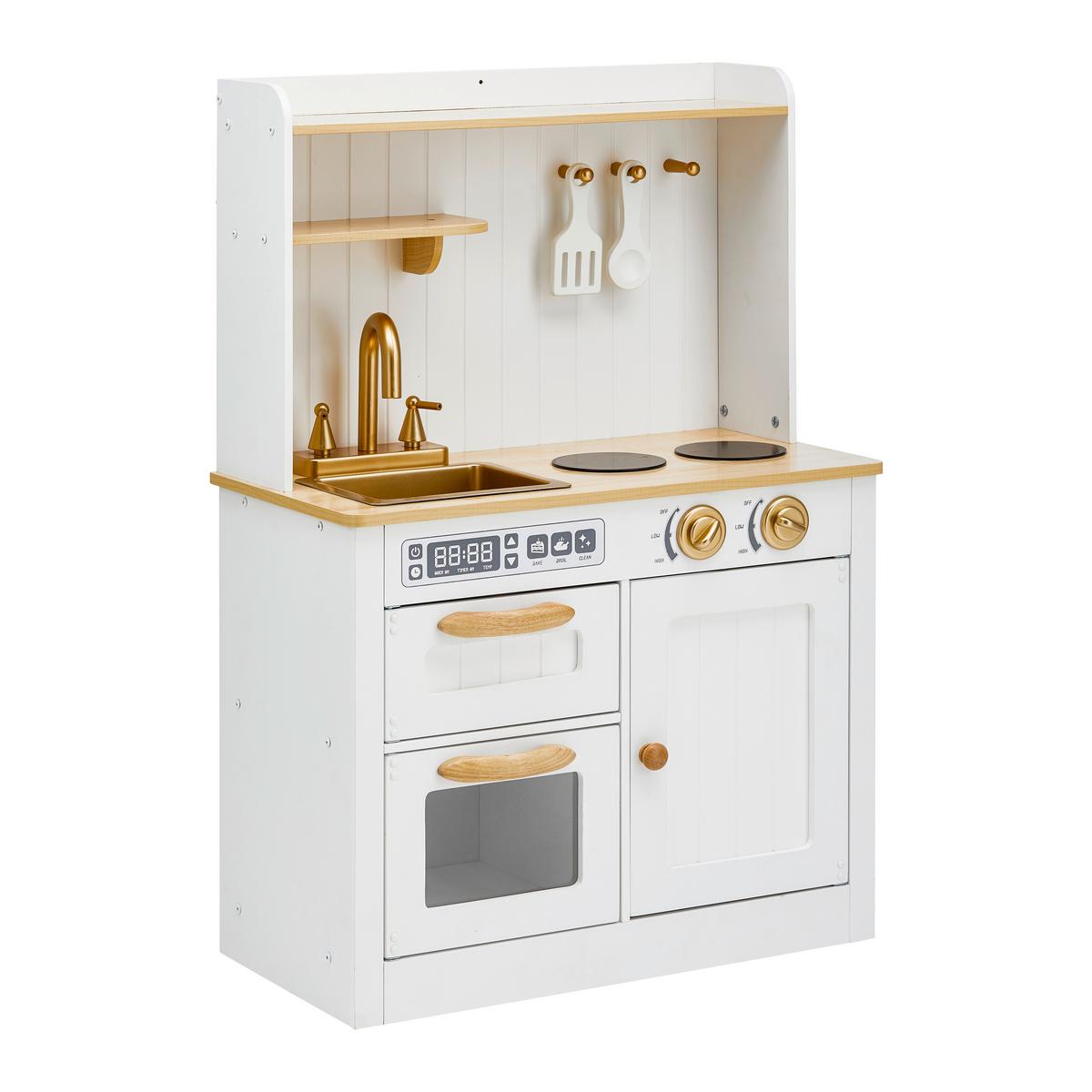 Dětská kuchyňka ANN - bílá, Moderní (60/89,2/31,2cm) - Bessagi Kids