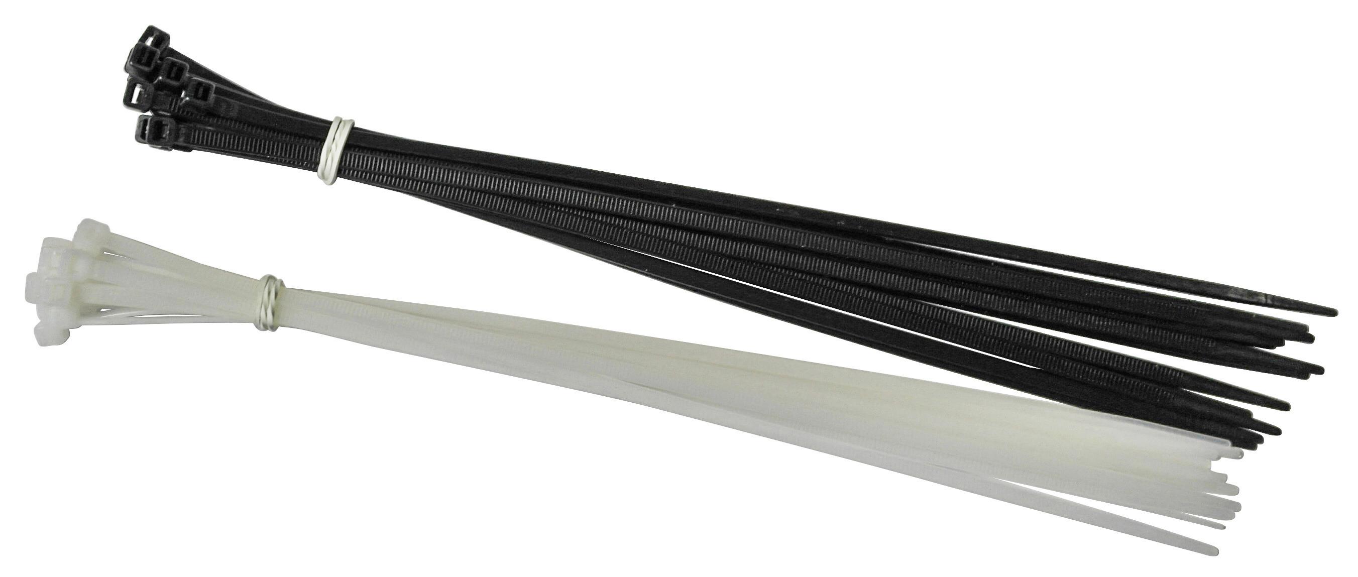 Kabelbinder 20 Stk. Schwarz Nylon