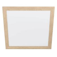 Deckenleuchte 99472* Piglionasso - Eichefarben/Weiß, Natur, Holz/Kunststoff (64,5/64,5/5,5cm) - Eglo
