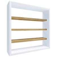 Kuchyňský regál ESALDI šířka 40 cm, - bílá/medový dub, Basics, kompozitní dřevo (40/40/10cm) - MID.YOU